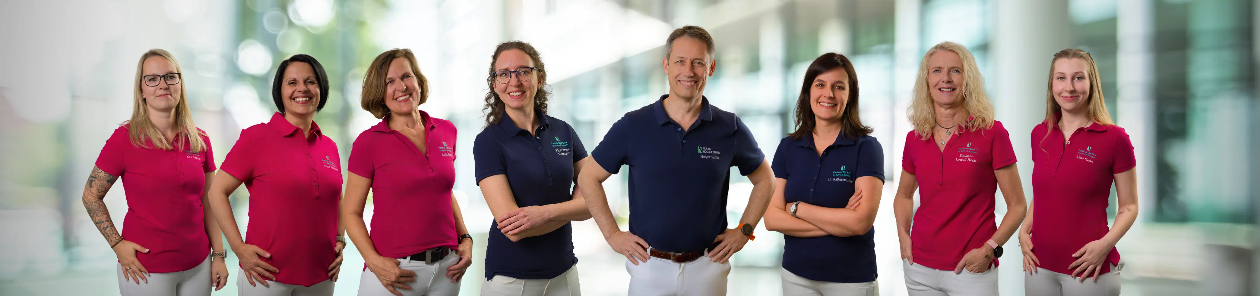 Praxisteam der Arztpraxis Dr. med. Suffel und Kolleginnen team